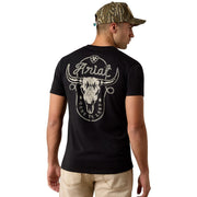 Men's Black Rough Stock Cattle Tee Shirt