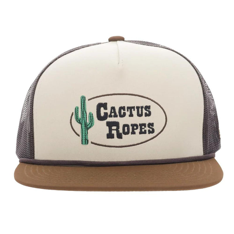 Men's Cactus Ropes Brown Trucker Cap