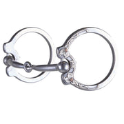 Engraved Silver Floral Show Ring Snaffle Bit