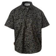 Boy's Nightshade Camo Button Down Shirt
