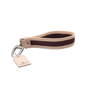 Pearl Burgundy Coated Keychain