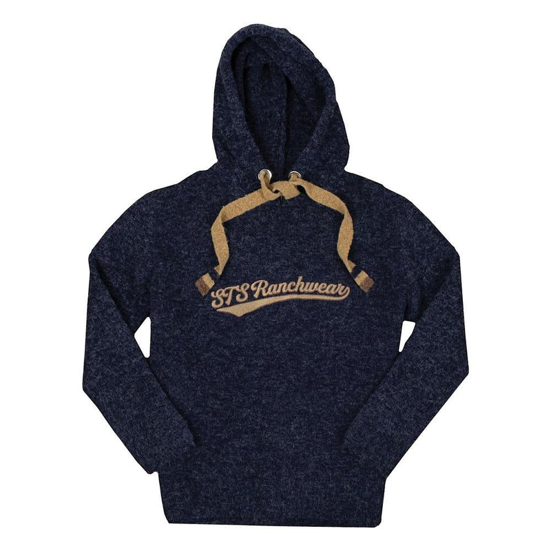 Women's Riley Navy & Tan Hoodie
