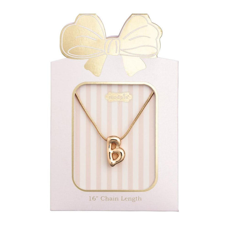 B Initial Necklace