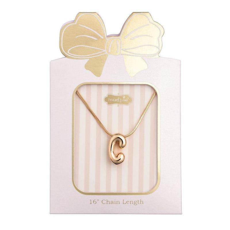 C Initial Necklace