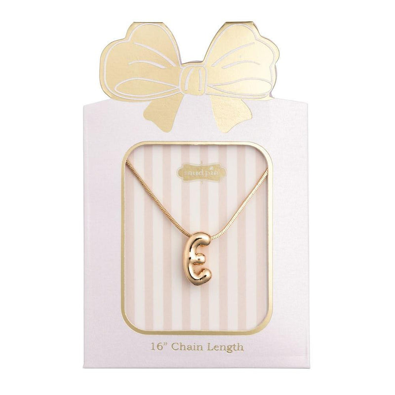 E Initial Necklace