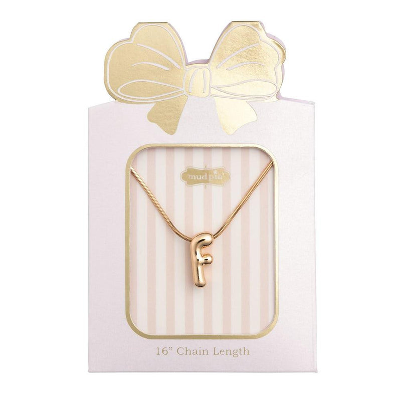 F Initial Necklace