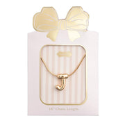 J Initial Necklace