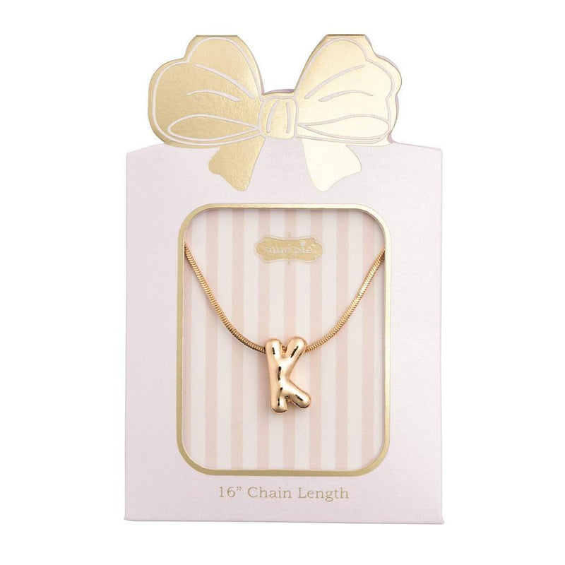 K Initial Necklace