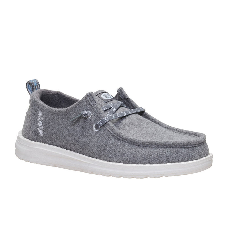 Women's Cozy Wool Grey Poppy Seed Casual