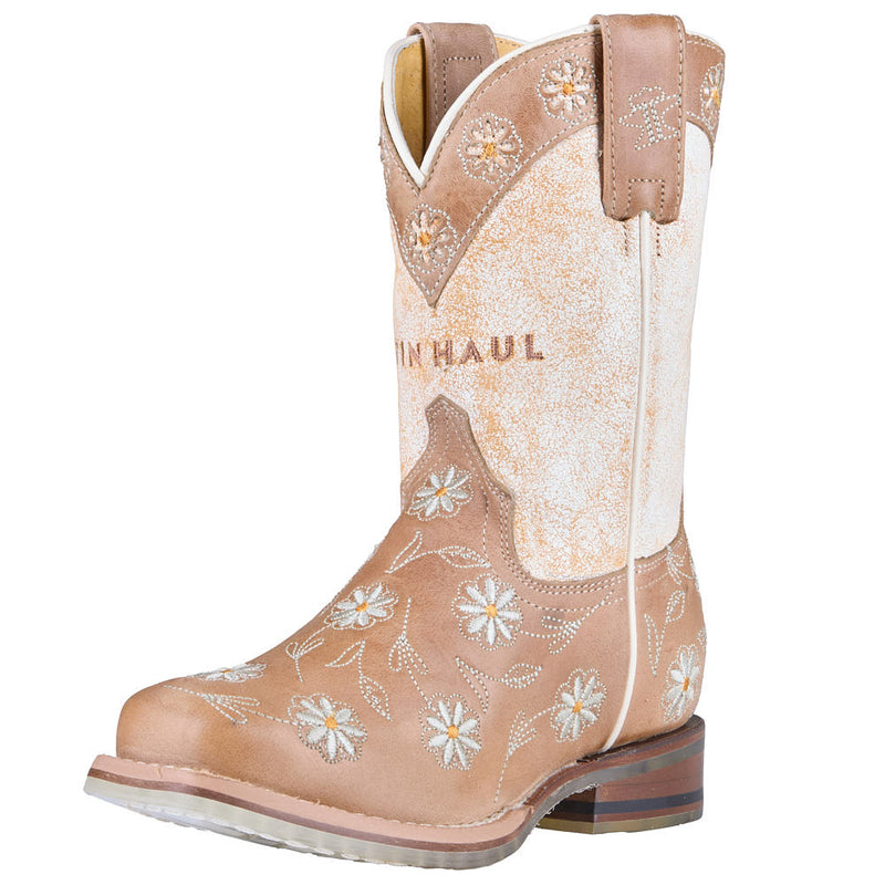Kid's Meadow Mare Sole Daisy Dots Vamp 8in White Top