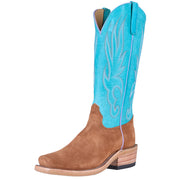 Men's Ride Ready Toast Chap Suede Vamp 15in Turquoise Sinsation Top