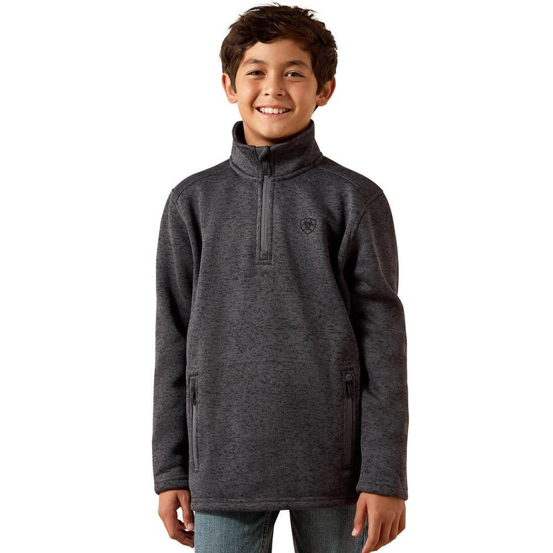 Boy's Caldwell Iron Gate 1/4 Zip Sweater
