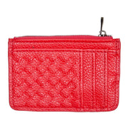 Red Woven Card Holder