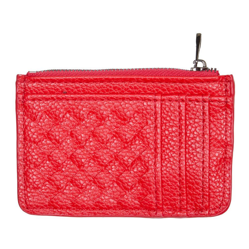 Red Woven Card Holder