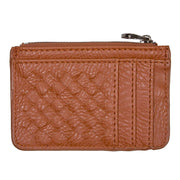 Camel Woven Card Holder