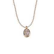 Cubic Zirconia Dainty Gold Necklace