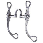 Engraved Silver Bar rectional Port Shank Bit