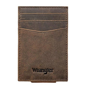 Work Logo Embossed Front Pocket Card Wallet
