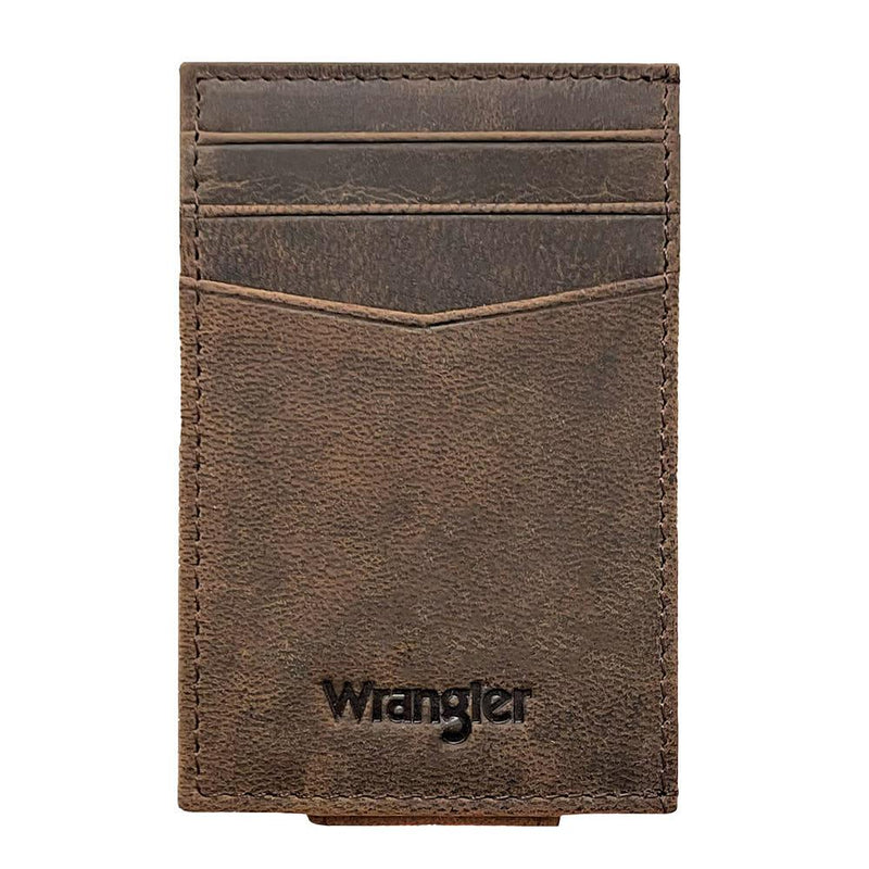 Work Logo Embossed Front Pocket Card Wallet