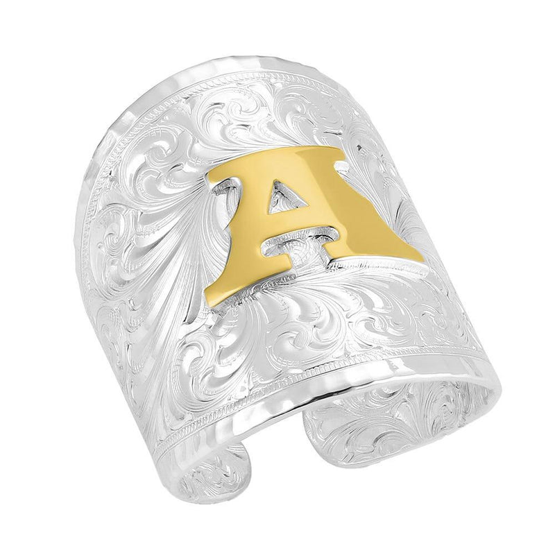 Out West Initial A Ring