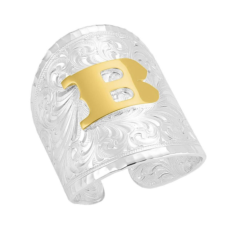 Out West Initial B Ring
