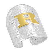 Out West Initial R Ring