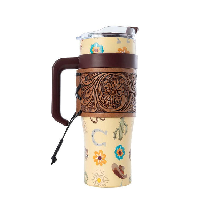 Trail Kissed Yellow Tumbler