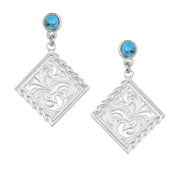 Western Darling Turquoise Earrings