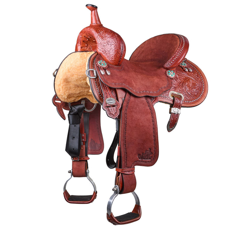 Ultimate Cash Chestnut 14in Chestnut Barrel Saddle