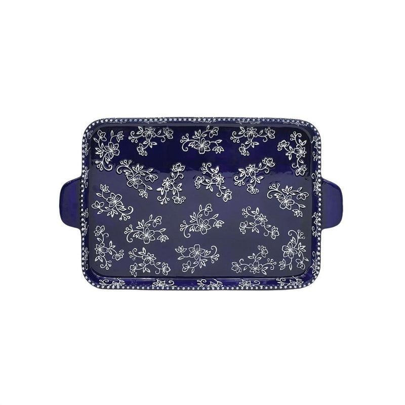 13 x 9 Floral Lace Lid-It Platter