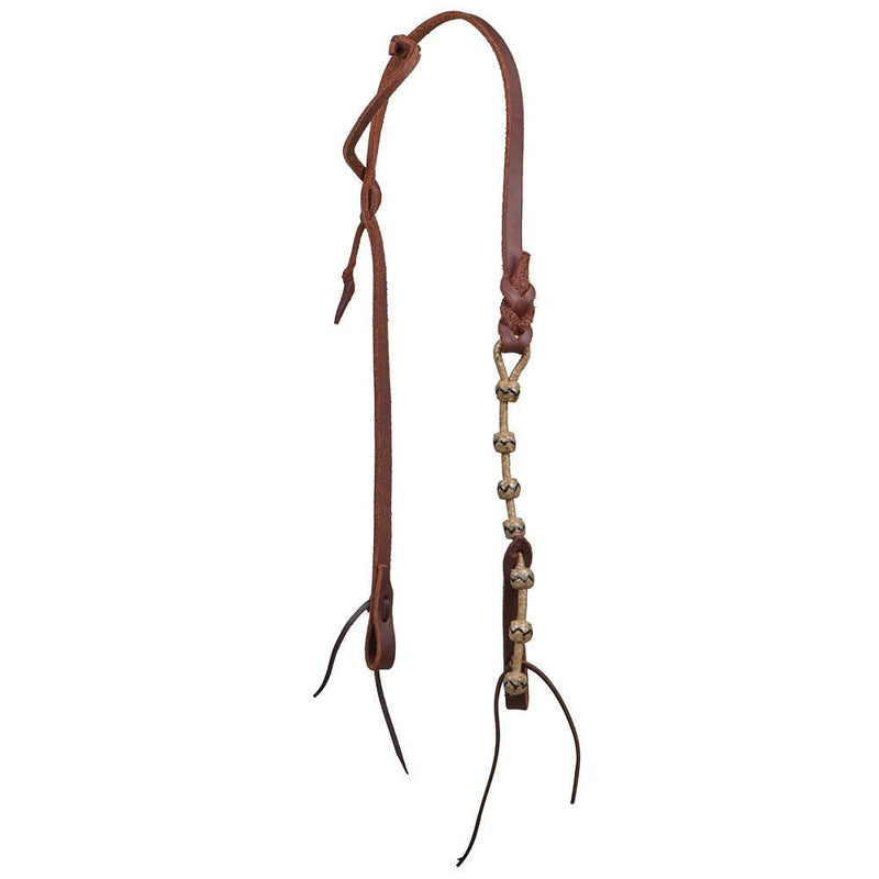 Single Ear Headstall with Rawhide Slip Knots