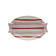 Striped Stoneware Platter