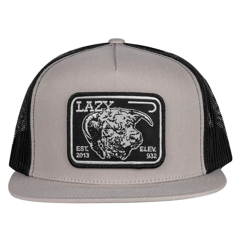 Silver Grey & Black Elevation Trucker Cap