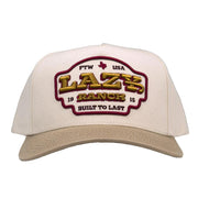 Cream & Tan Gold Stock Vintage Cap