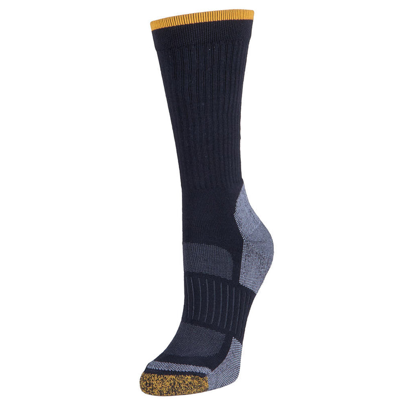Unisex Tek Black High Performance Crew Socks 2 Pack