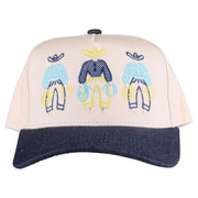 Denim & Natural Fancy Pants Cap