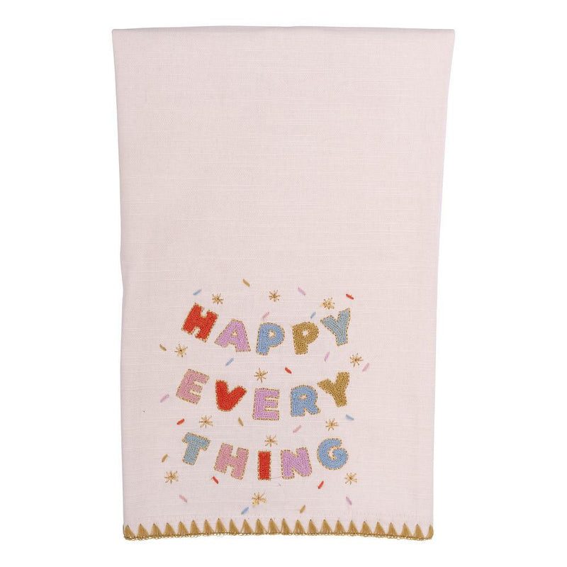 Happy Everything Tea Towel