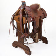 Used 15in Floral and Basket Weave Team Roper