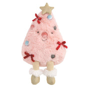 Faux Mink Pink Christmas Tree Plush Pal