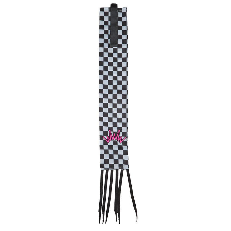 Hot Pink Checkered Deluxe Velcro Tail Bag