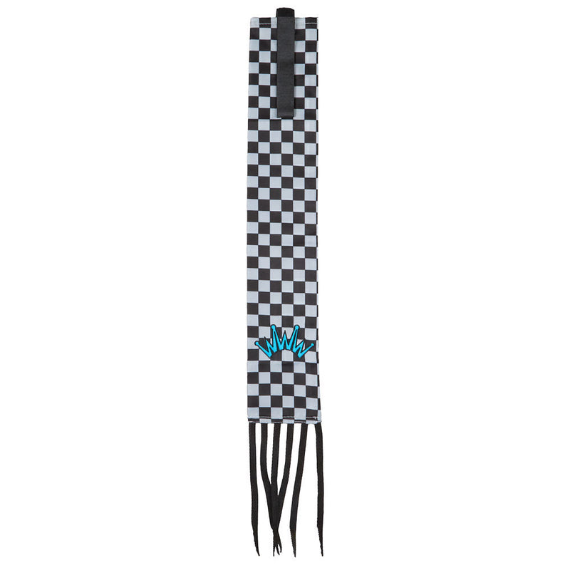 Turquoise Checkered Deluxe Tail Bag