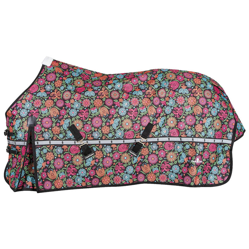 Neon Flower 5k Trainer Winter Horse Blanket