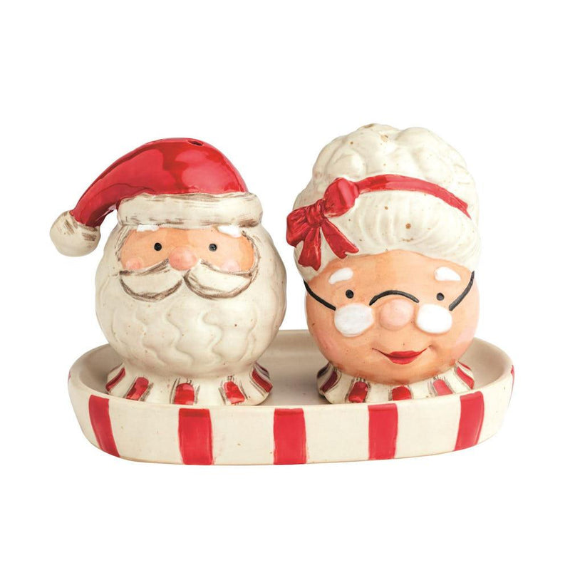 MR. & MRS. Claus Salt and Pepper Set