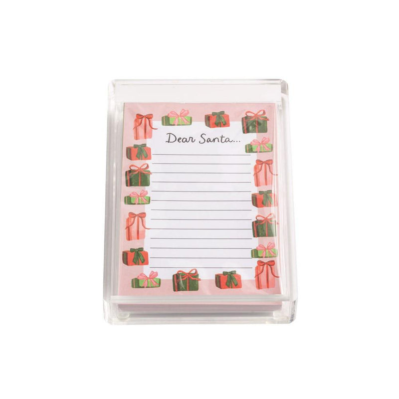 Dear Santa Notepad and Caddy set