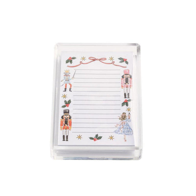 Nutcracker Notepad and Caddy set