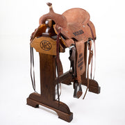 Used 15.5in Trophy Roughout Barrel Saddle with Buckstitch