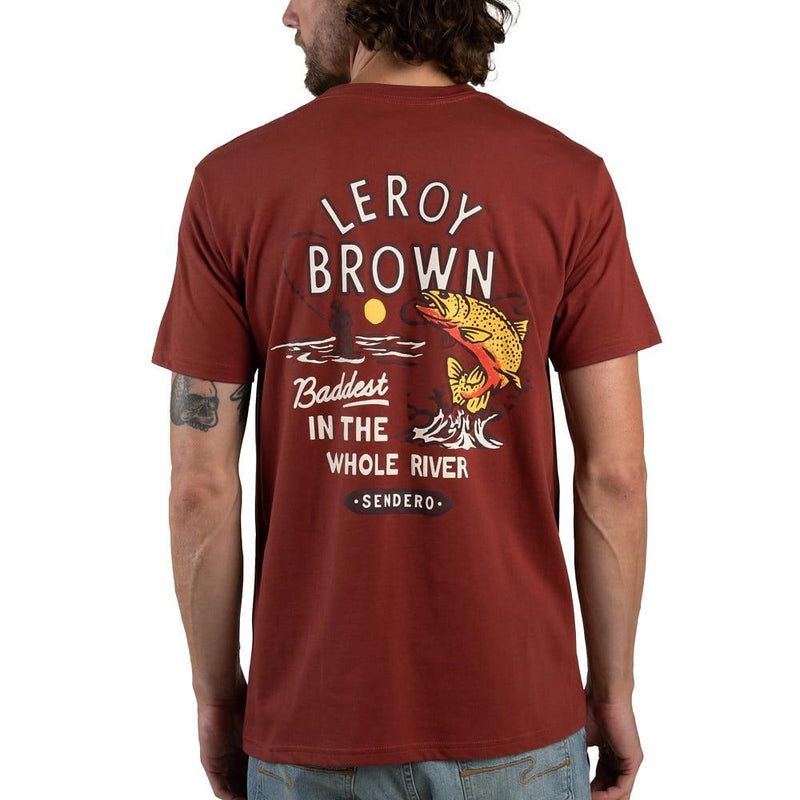 Men's Warm Red Leroy Brown Tee Shirt