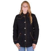 Women's Black Shirt Jacket