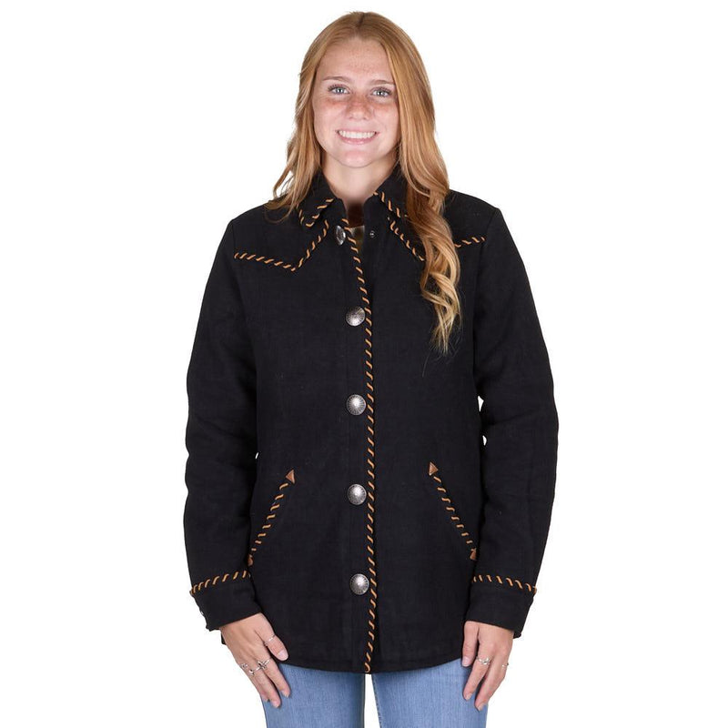 Women's Black Shirt Jacket