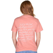 Women's Peach Trust In The Lord Tee Shirt